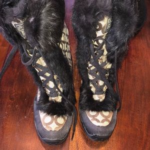 Coach winter boots